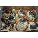 Box of Border Fine Art Collie ornaments