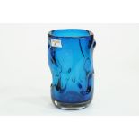 Blue Whitefriars Art Glass vase