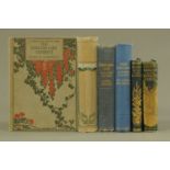 Six Lake District books, Jenkinson's Practical Guide to The English Lakes (1885) with fold out map,