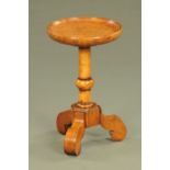 A William & Mary style burr walnut occasional table by Chapman's Siesta of Carlisle.