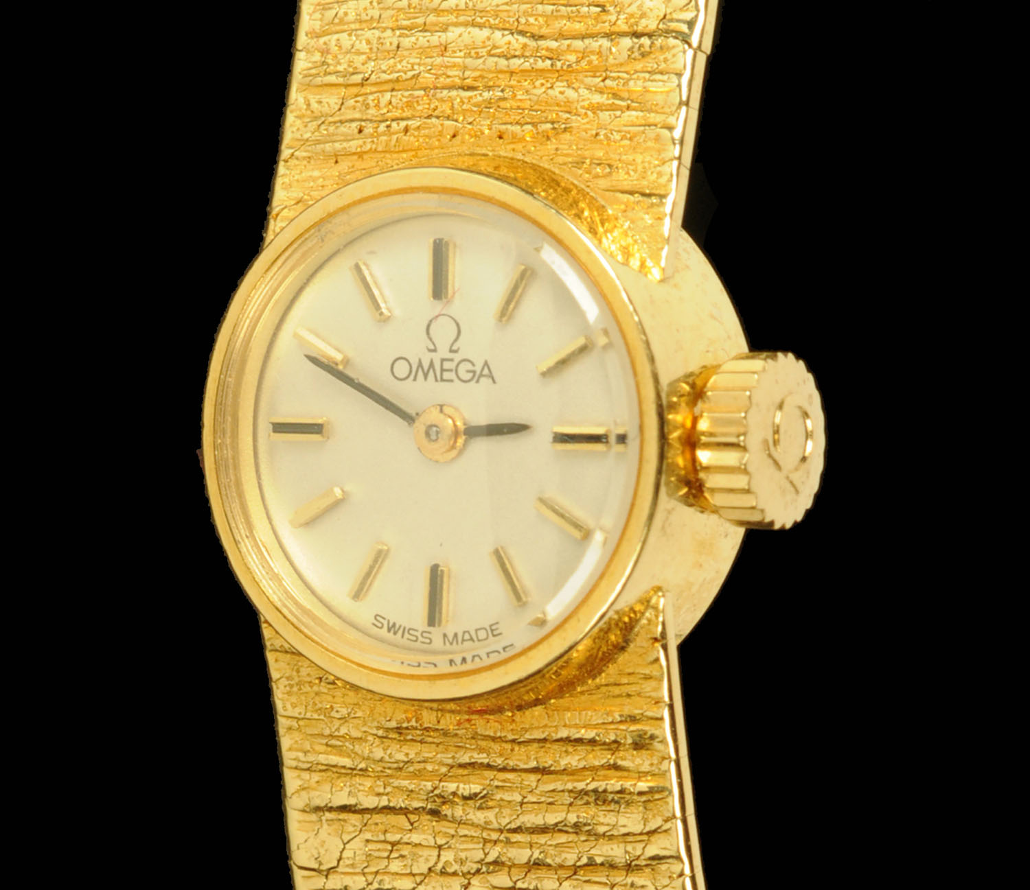 An 18 ct gold Omega ladies wristwatch 1973, movement No. - Image 3 of 3