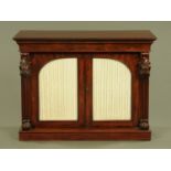 A Victorian mahogany chiffonier,