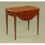 A 19th century mahogany Pembroke table,