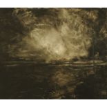 Helen Butler, oil on canvas, "Storm". 60 cm x 70 cm.