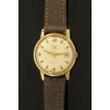 A gentleman's 9 ct gold cased Avia-Matic wristwatch, 1960's,
