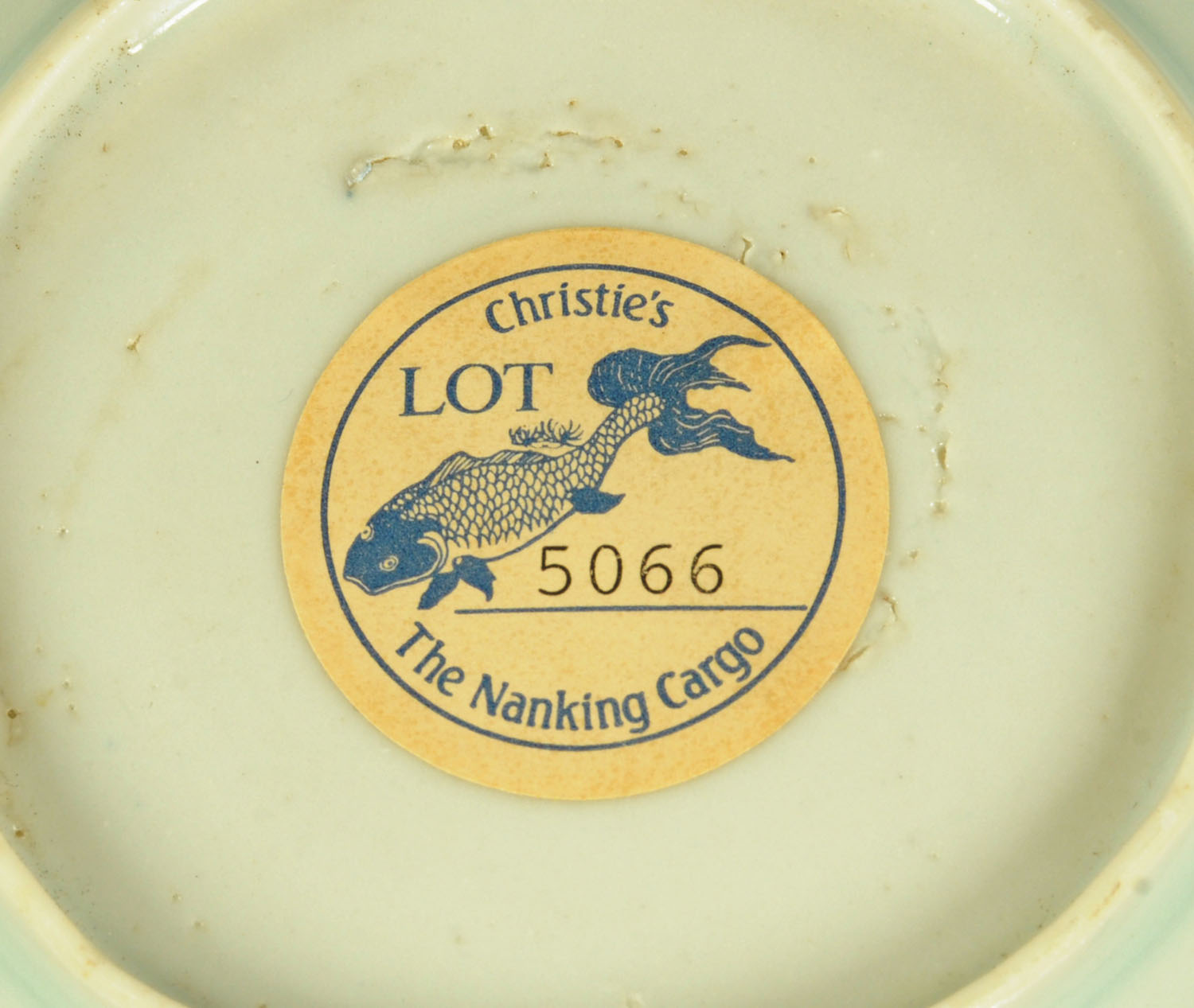 Nanking Cargo, a blue and white landscape pattern tea bowl and saucer, - Image 3 of 6