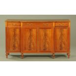 A mahogany Tilman breakfront sideboard,