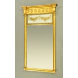 A large 19th century giltwood pier glass,