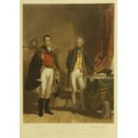 After JP Knight, a Victorian engraving "The Army & Navy" depicting Wellington and Nelson.