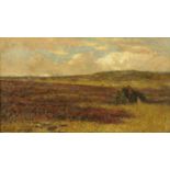 Alfred Rigg (British Fl. 1889-1906), "The Grouse Shoot", signed, oil on canvas. 44.5 cm x 78.5 cm.