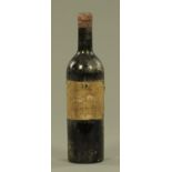 One bottle 1921 Chateau Branaire Ducru 1921, level just above neck, cellar stored.