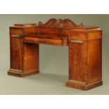 A William IV mahogany sideboard,