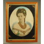 Russian Interest - Handcoloured lithograph, Maria Alexandrowna Duchess of Edinburgh (1853-1920),