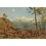 Bernard Eyre Walker (1887-1972), watercolour "At Dusk Langdale Valley", painted from Wallthwaite,