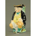 A Shorter & Son attributed "Parson John" toby jug, early 20th century, 22 cm high.