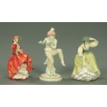 Two Royal Doulton figures,