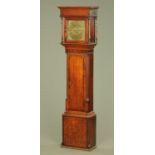 A George III oak longcase clock by Wilkinson of Wigton, thirty hour,