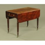 A Regency mahogany Pembroke table in the manner of Gillows of Lancaster,