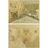 Donald Addison, pair of limited edition prints, farmhouse scenes.