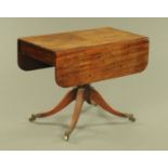 A George III mahogany Pembroke table,