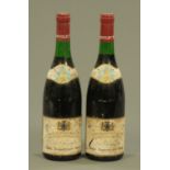 Two bottles Hermitage la Chapelle, 1982, Paul Jaboulet, good levels, cellar stored.