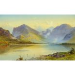 Edward Horace Thompson (1879-1949), watercolour, "Buttermere Sweetest Hour of Eve". 26.