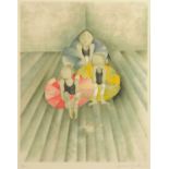 Graciela Rodo-Boulanger, a limited edition lithograph, 46/200 "Entre Acte", 61 cm x 48 cm, framed,