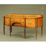 A Regency mahogany sideboard,