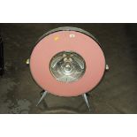 Vintage Sputnik type heater (pink and chrome)