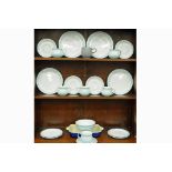 24 pieces of Denby pottery, plates, mugs,