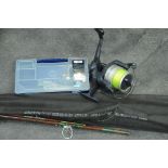 Bag of fishing reels, fishing rods, etc.