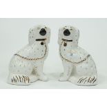 Pair of Staffordshire dogs