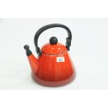 Le Creuset red kettle