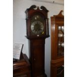 Oak cased Blacket Wallace of Brampton 30 hour longcase clock with weight