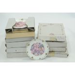 9 collectors' plates including Royal Albert