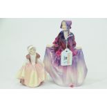 Two Royal Doulton figurines,