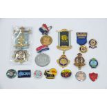 Masonic medals and badges