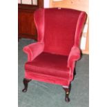 Red wing armchair