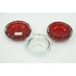 Three Whitefriars small bowls/ashtrays