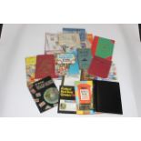 Suitcase of stamp albums