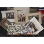 Suitcase of early 20th century photographs,