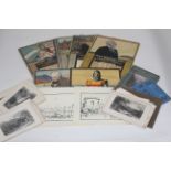 Box of Chas Thurnam & Sons pictorial calendars