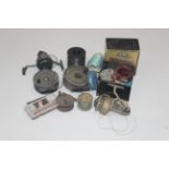 Box of fishing reels,