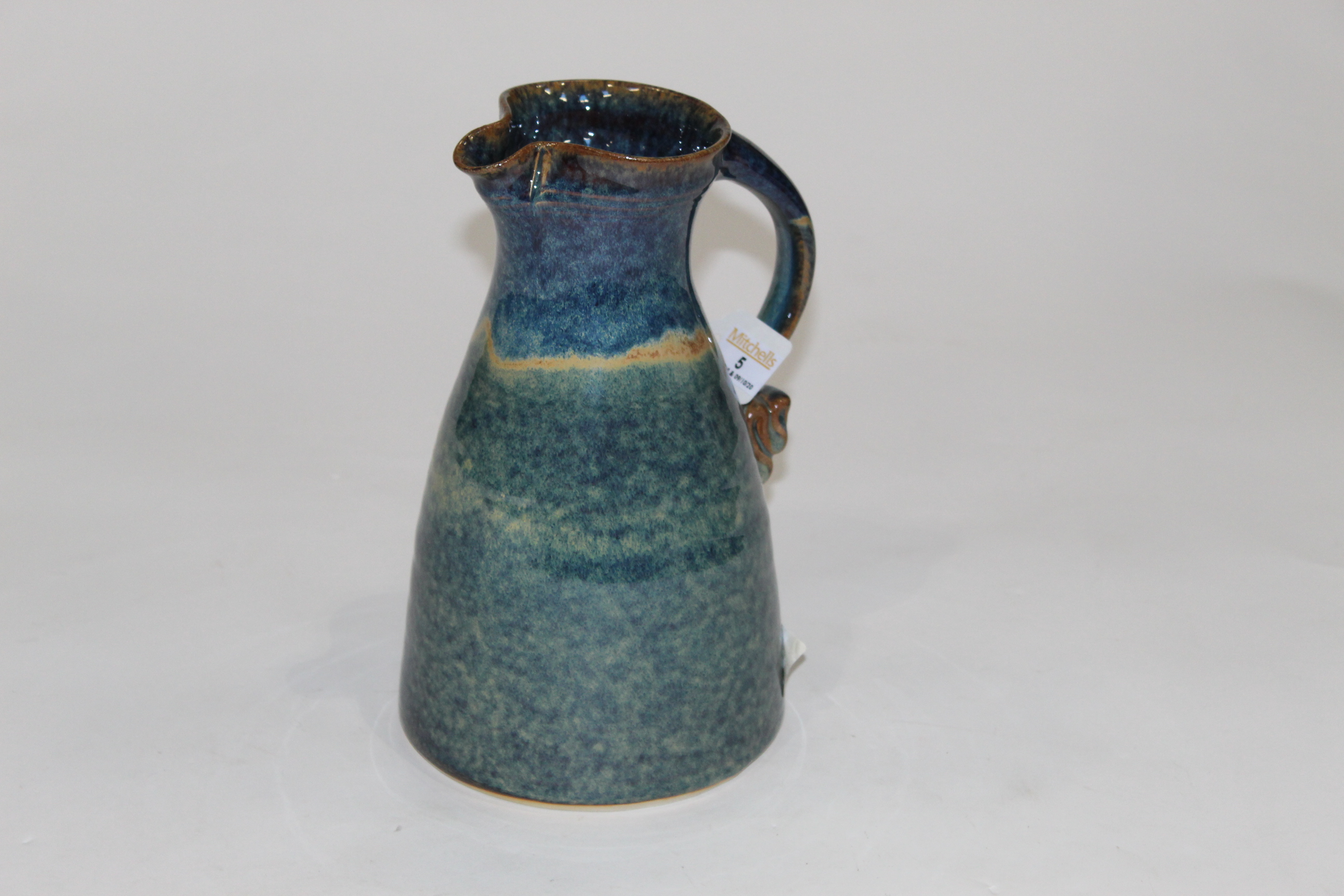 Irish Luke Keogh pottery jug,