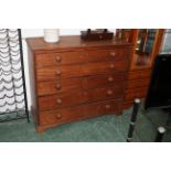 Five drawer chest of drawers, height 98 cm,