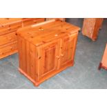 Pine cupboard, height 68 cm,