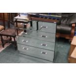 Next chest of drawers with four bevelled drawers