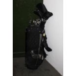 Bag of golf clubs