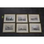 Six late 19th century prints,