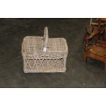 Large wicker picnic basket